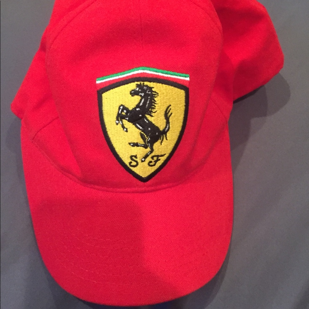 Ferrari hat. Never worn